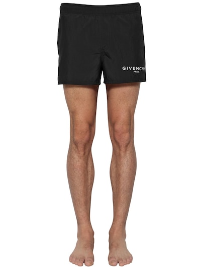 givenchy logo swim shorts