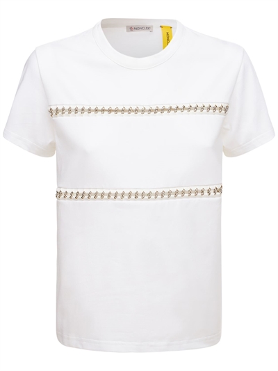 Moncler Genius - Noir cotton jersey t 