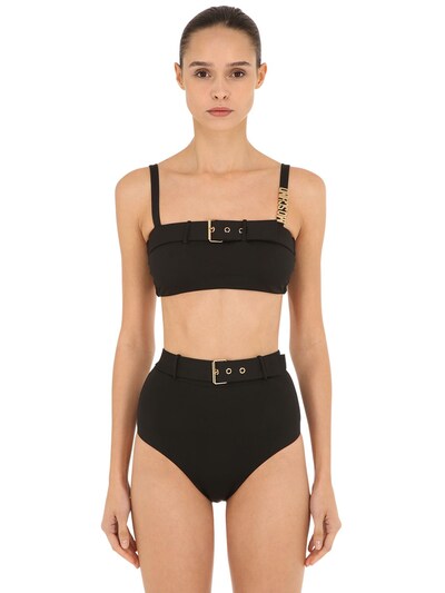 moschino buckle bikini