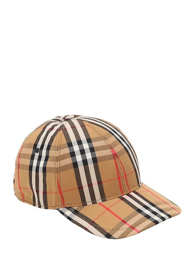burberry check hat
