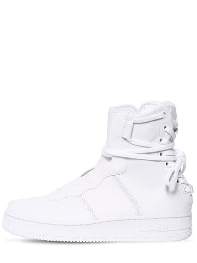 nike air force 1 high top with strap on back