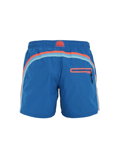 Swim shorts with rainbow bands and drawstring on sale waist