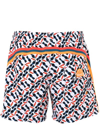 toucan swim trunks