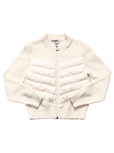 moncler quilted cardigan