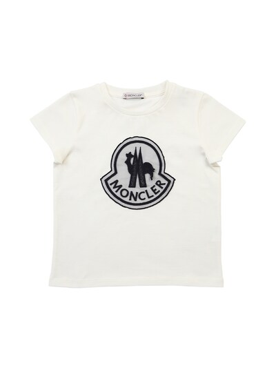 moncler embroidered t shirt