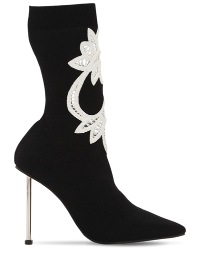 alexander mcqueen embroidered boots