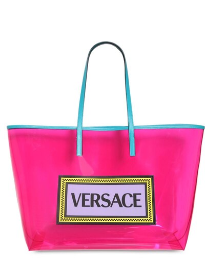 versace pvc tote