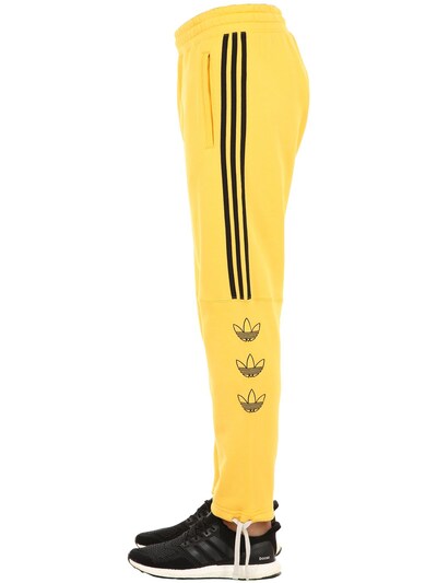 adidas sweatpants gold