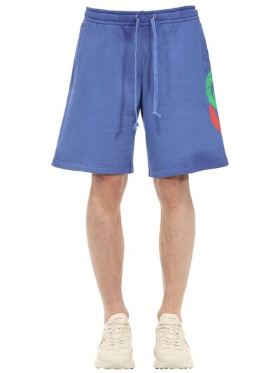 blue gucci shorts