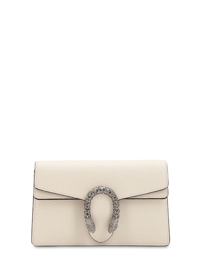 Super mini dionysus leather shoulder bag - Gucci - Women | Luisaviaroma