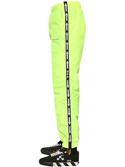 neon green track pants