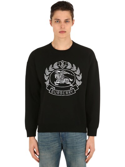 burberry logo sweater