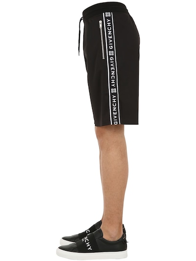 Givenchy - Short en jersey avec bandes 