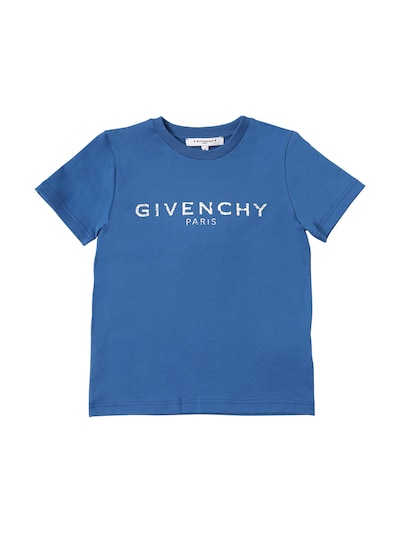 Givenchy - Logo printed cotton jersey t 
