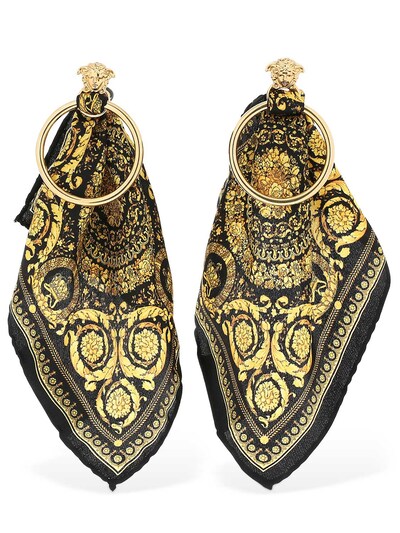 versace sash earrings