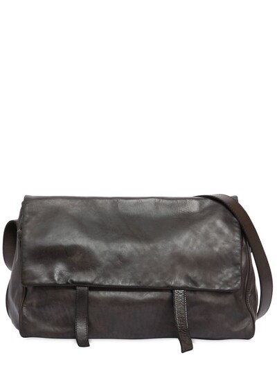 edmond leather vintage messenger bag