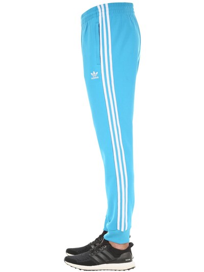 teal adidas sweatpants