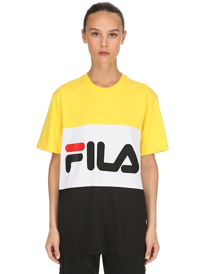 fila color block shirt