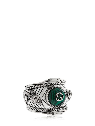 gucci garden ring in silver