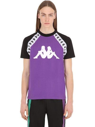 kappa t shirt purple