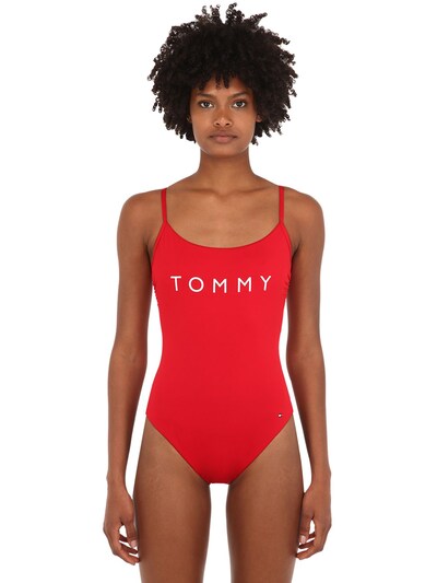 tommy hilfiger logo swimsuit