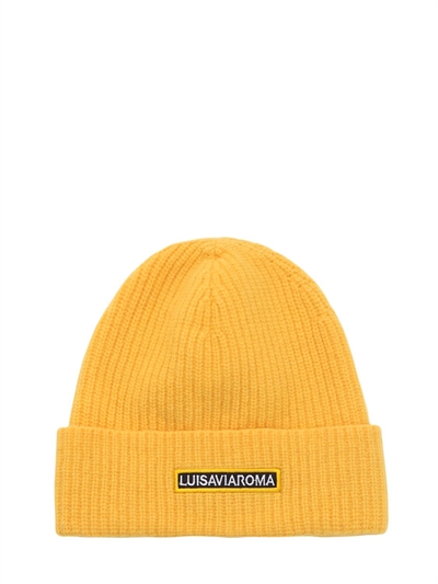 LUISAVIAROMA - LVR LOGO WOOL BEANIE