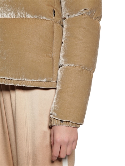 MONCLER RIMAC TECHNO VELVET DOWN JACKET