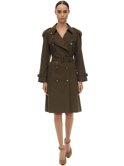 Westminster cotton canvas trench coat 