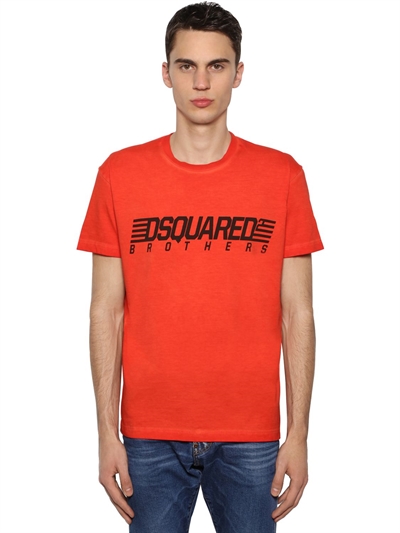 dsquared2 t shirt orange