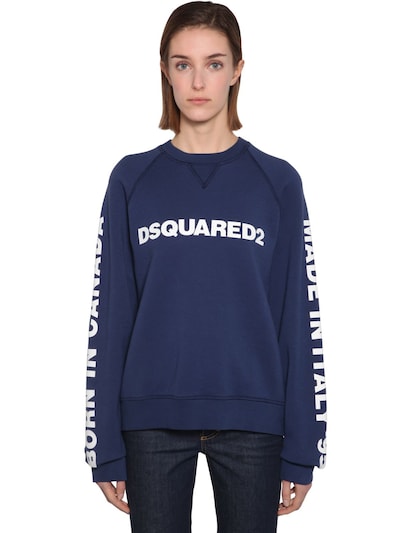 dsquared2 sweatshirt blue
