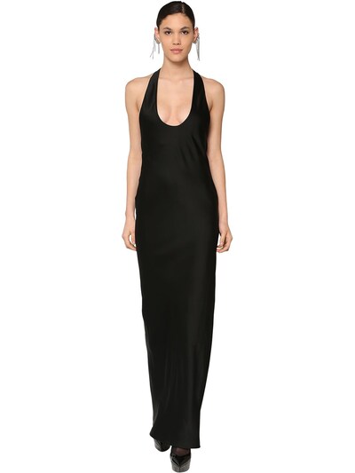 acetate satin dress