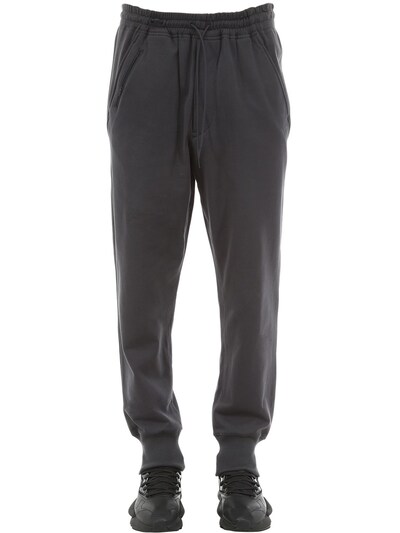 Y-3 Classic Cotton Pants In Charcoal