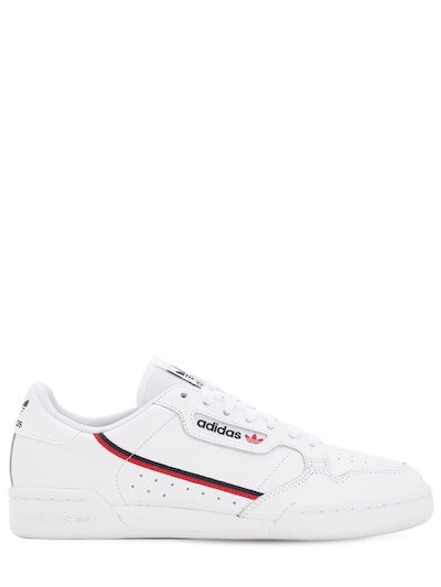 sneakers white red
