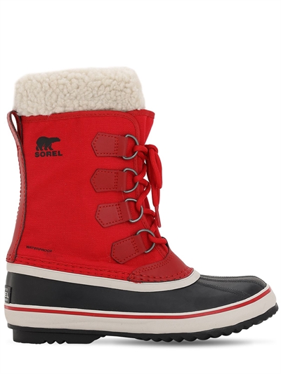 sorel red boots