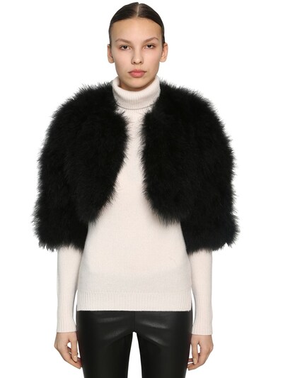 yves salomon feather jacket