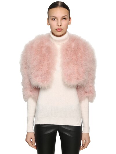 yves salomon feather jacket