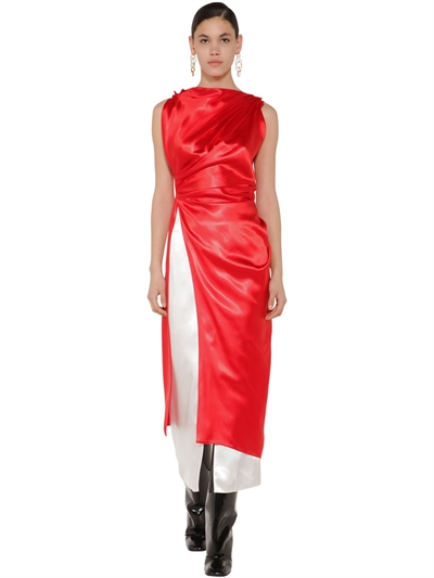 satin tunic tops