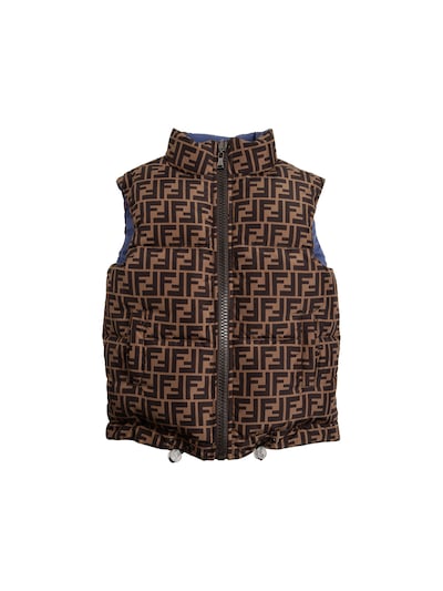 Fendi - Reversible nylon down vest 