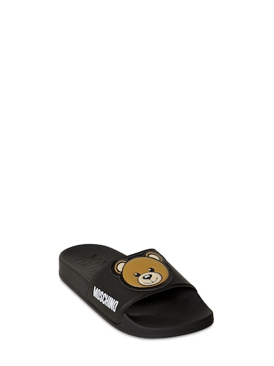 moschino bear slides