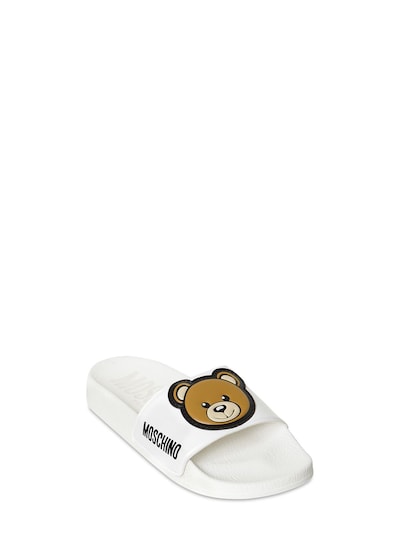 Moschino - Teddy bear rubber slide 