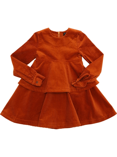 oscar de la renta orange dress
