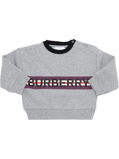 burberry logo print sweatshirt