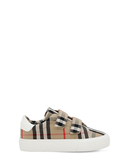 burberry strap sneakers