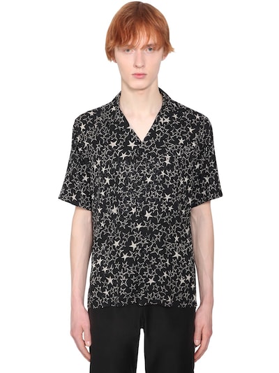 saint laurent silk shirt