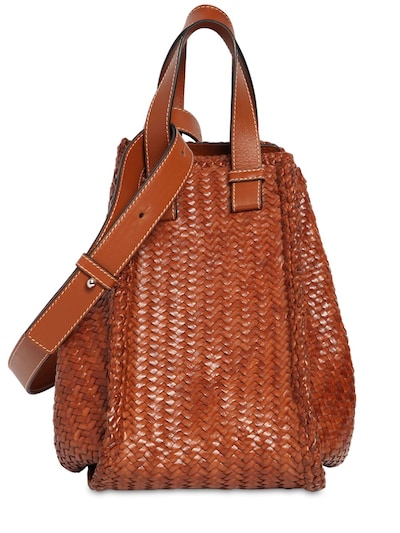 loewe woven leather bag