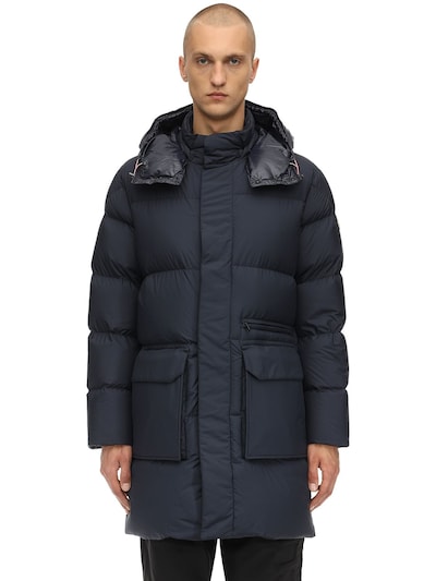 Moncler Hostomme Down Jacket In Navy 