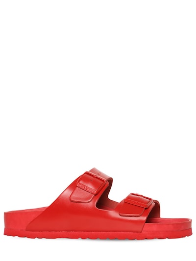 Valentino Garavani Birkenstock X Vltn Leather Sandals In Red | ModeSens