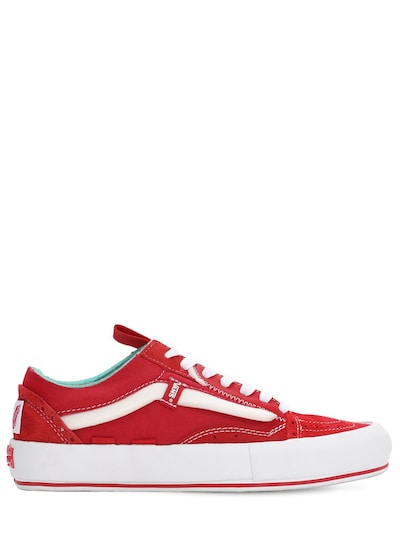 Vans Ua Old Skool Cap Lx Sneakers In Red