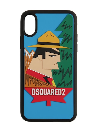 Dsquared2 Canada Logo  Iphone X/xs Cover In Multicolor