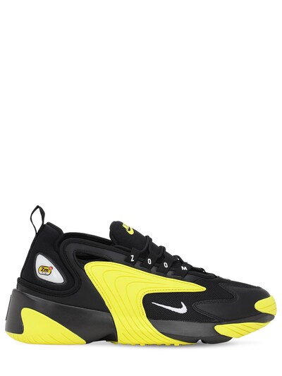 Nike - Zoom 2k sneakers - Black/Yellow 